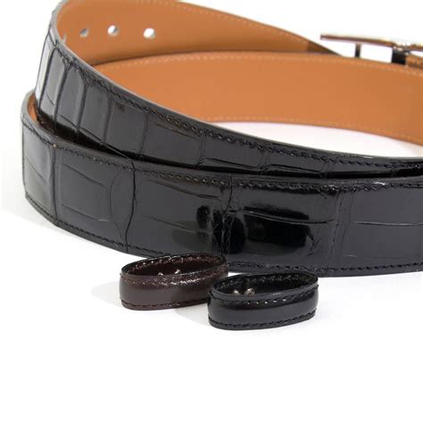 hermes alligator belt